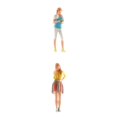 thumbnail image 1 of Yinanstore 2pcs 1:64 Scale Resin Figures Fashion Woman Scene Model Diorama, 1 of 8