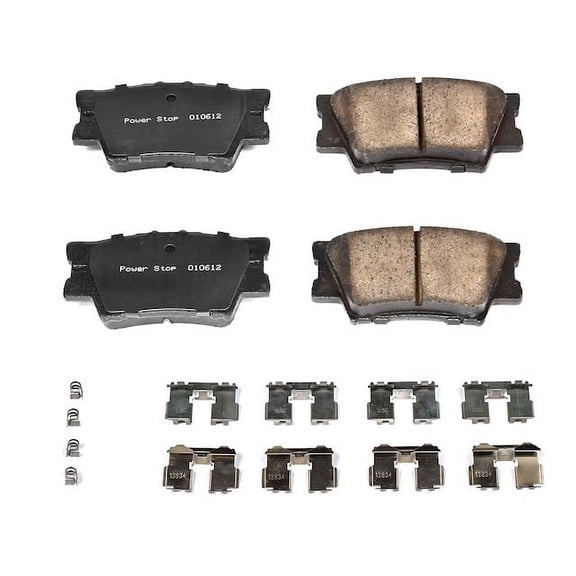 Rear Brake Pad Set - Compatible with 2006 - 2018 Toyota RAV4 2007 2008 2009 2010 2011 2012 2013 2014 2015 2016 2017