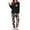 Black Red Floral, variant on Fantaslook Women Pajama Sets 2 Piece Long Sleeve Pajama Sets With Long Printed Jogger Pants Sleepwear Loose Lounge Sets