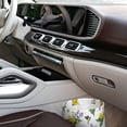 thumbnail image 7 of Kdxio Lavender Flowers Car Trash Can Garbage Car Accessories Trash Can Car Waste Bin for for Driver and Passenger Any Vehicle, 7 of 7