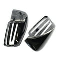 thumbnail image 3 of 1 Pair Rearview Mirror Cover Black Replacement for Benz E C-Class W212 W204 W221 2009-2013, 3 of 5