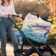 thumbnail image 5 of Renewold Dolphin Rainbow Baby Car Seat Covers, Carseat Canopy for Babies Boys Girls, Multi-Use Nursing Breastfeeding Covers, Nursing Scarf, 5 of 7