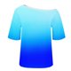 thumbnail image 2 of TaTaai Off Shoulder Loose Short Sleeved Home Top, Women Slanted Neck Printed Style, Regular Length, Spring Summer Daily Leisure Clothing Gift, 2 of 6