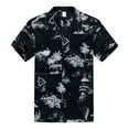 thumbnail image 1 of Hawaiian Shirt Aloha Shirt in Black Map, 1 of 3