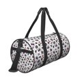 Fotbe Music Player Pattern Foldable Sports Gym Bag with Wet Dry Pocket
