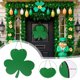 thumbnail image 1 of CaiYueKe St. Patrick's Day Wooden Door Hanger Decor Shamrock Front Door Sign Farmhouse Welcome Decorations Outdoor Indoor Holiday Party Home Decor, 1 of 9