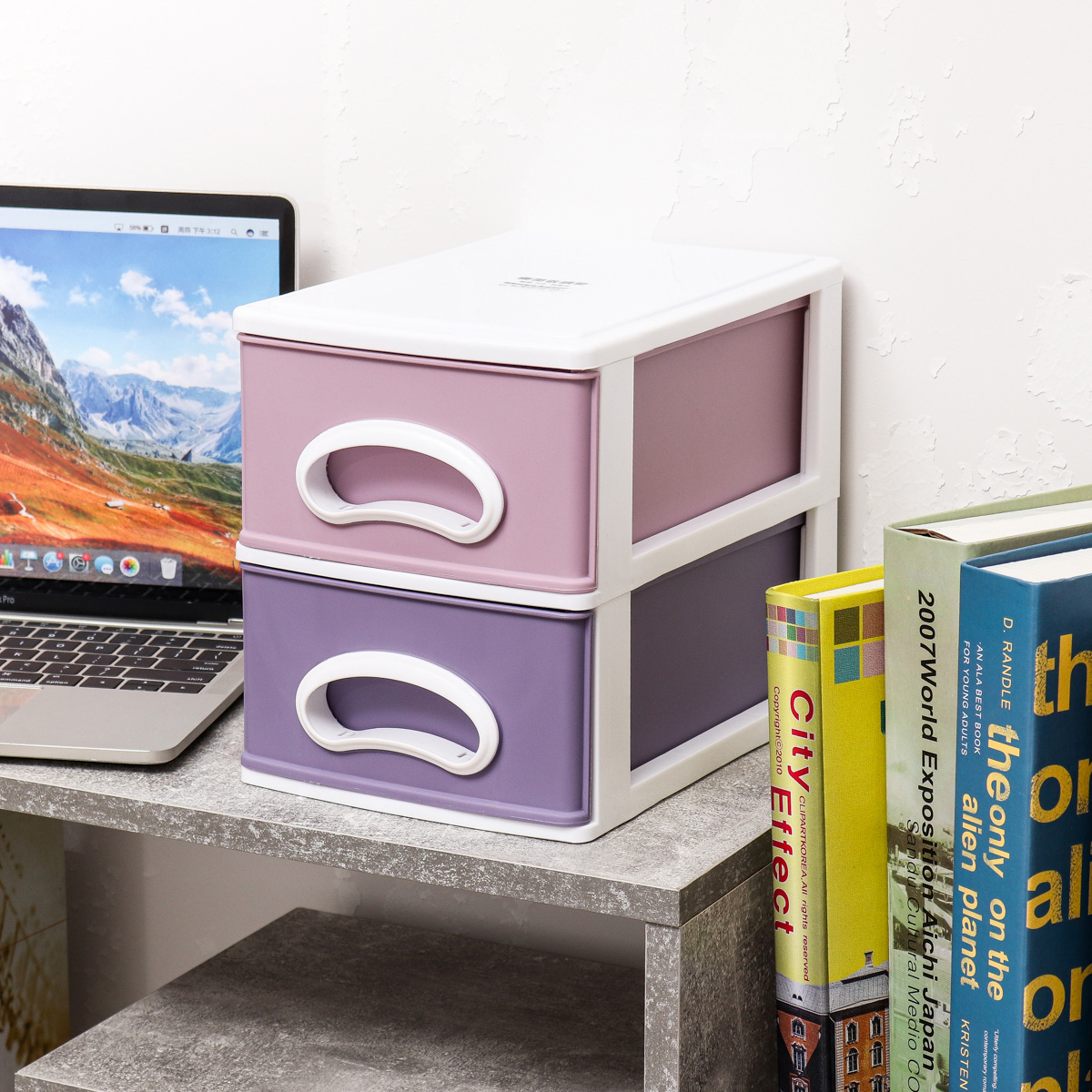 2/3/4 Drawers Desktop Storage Box Home Office Document Cosmetic Makeup