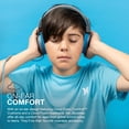 thumbnail image 2 of JLab JBuddies Studio 2 On-Ear Kids Wired Headphones, Grey/Blue, Toddler Headphones, Kid Safe, Studio Volume Safe, Volume Limiter, Folding, Adjustable, Noise Isolation, with Mic, 2 of 5
