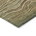 thumbnail image 4 of HomeRoots 618275 5 x 8 ft. Fern Green & Taupe Abstract Washable Indoor & Outdoor Rectangle Area Rug, 4 of 5