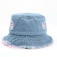thumbnail image 3 of Birdeem Chapeau de Pêcheur en Denim Rétro Mode Protection Solaire Été, 3 of 4