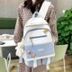 thumbnail image 5 of Bolsa Mochila Kawaii para mujer, mochila escolar de retazos, mochilas para ordenador portátil para niñas (azul) JShteea Para Estrenar, 5 of 9