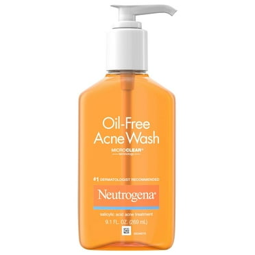 2X - Neutrogena Oil-Free Acne Wash 9.1 oz