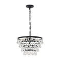 thumbnail image 2 of Living District LD5016D17BK Kora 5 Light Black Ceiling Pendant, 2 of 4