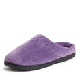 thumbnail image 1 of Dearfoams Women's Microfiber Velour Clog Slipper with Quilt Detail, 1 of 3
