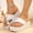 Silver, variant on Gspmoly Sandles for Women, Women'S Casual Rhinestone Thick-Soled Wedge Sandals - Spring & Summer Clip-Toe Flat Heel Fashion Shoes for Outdoor & Leisure, Size 35-43 (1 Pair) Womans Sandals