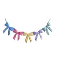 thumbnail image 2 of Velvet Bow String, Holiday Decoration With Intricate Design, for Home Party and Festive Centerpiece, Multi-color, 2 of 9