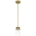 thumbnail image 2 of Access Lighting 1 Light Pendant in Brushed Gold Color, 2 of 8