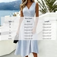 thumbnail image 3 of Ovbmpzd Summer Long Wedding Guest Dresses for Women And Women'S Plus Elegant Striped Printed formal Dresses V-Neck White Sleeveless Tank Dresses,XXXL, 3 of 6