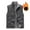 Gray-A, variant on Aueoeo Men's Golf Vests Sleeveless Running Stretch Jackets Breathable Running Windproof Hiking Outwear With Zip Pockets