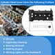 thumbnail image 4 of Tapa de Válvula del Motor Unique Bargains para Ford Focus 2.0L 2012-2014, Tapa de Balancines con Junta, Tornillo, Tapa de Aceite y Sello de Tubo de Bujía No.CM5Z6582AH Plástico 1 Set, 4 of 8