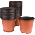 thumbnail image 1 of 100 maceteros de plástico de 10 cm, maceteros, maceteros de plástico, redondos para cultivo y siembra, 1 of 7