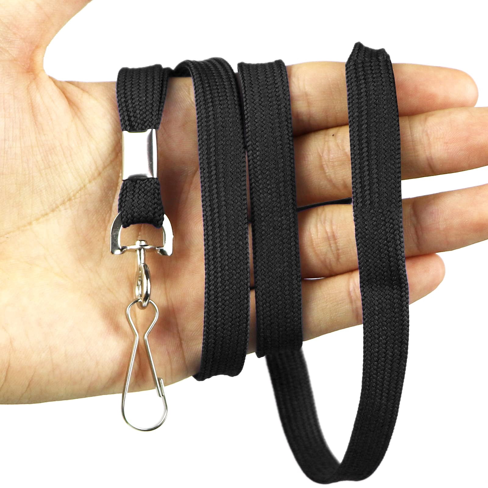 Lanyard 100 Pack Bulk Badge Lanyards For Id Badges Neck Cruise Name Tag Holder