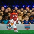 thumbnail image 2 of Bleacher Creatures Arkansas Razorbacks Big Red 10" Mascot Plush Figure, 2 of 5