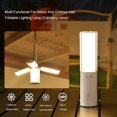thumbnail image 1 of Multifunctional Camping Lantern with Hanging Hook Outdoor Handheld Flashlight Foldable 3 Panels Rechargeable Camping Lamp, 1 of 5