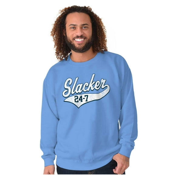 Slacker 247 Couch Potato Lazy Funny Unisex Plus Fleece Graphic Sweatshirt Brisco Brands 2X