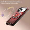 thumbnail image 3 of Decase Rugged Kickstand Case for iPhone 17 Pro Max,Shockproof Hard PC Protection Stand Cover,Anti-Scratch Hard Cover,Red, 3 of 7