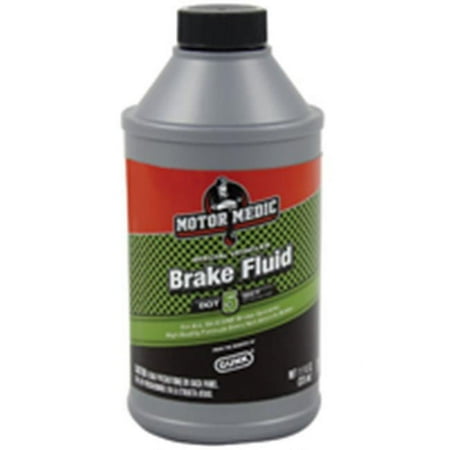 RSC Chemical Solutions Motor Medic DOT 5 Silicone Brake Fluid 11 oz, Meets Federal Standards