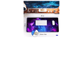 thumbnail image 2 of Mouse Pad Gamer Alfombrilla Ratón 80x30cm Profesional Xtellar Color morado, 2 of 4