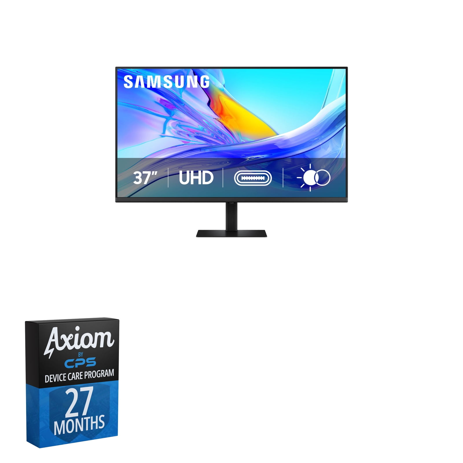Samsung 37-inch ViewFinity S8 (S80UD) 4K Computer Monitor + 27-Month Axiom Care