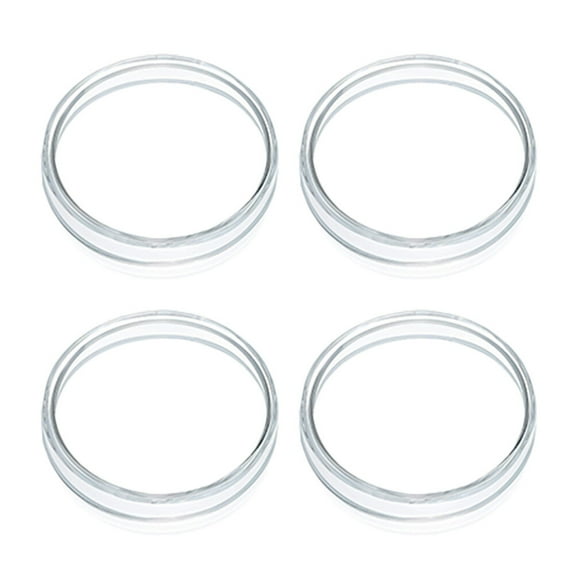 4 Pcs Petri Dish Laboratory Chemistry Glass Cell Educating High Borosilicate Culture