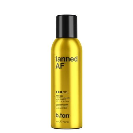 B.Tan Tanned AF Bronzing Mist, 7 fl oz.