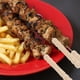 thumbnail image 2 of Brochetas redondas de acero inoxidable para barbacoa, 10 Uds., con mango de madera, 2 of 6