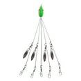 thumbnail image 1 of RXIRUCGD 5 Arms Umbrella Fishing Rig Bait Fishing Lures With Snap Swivels, 1 of 1