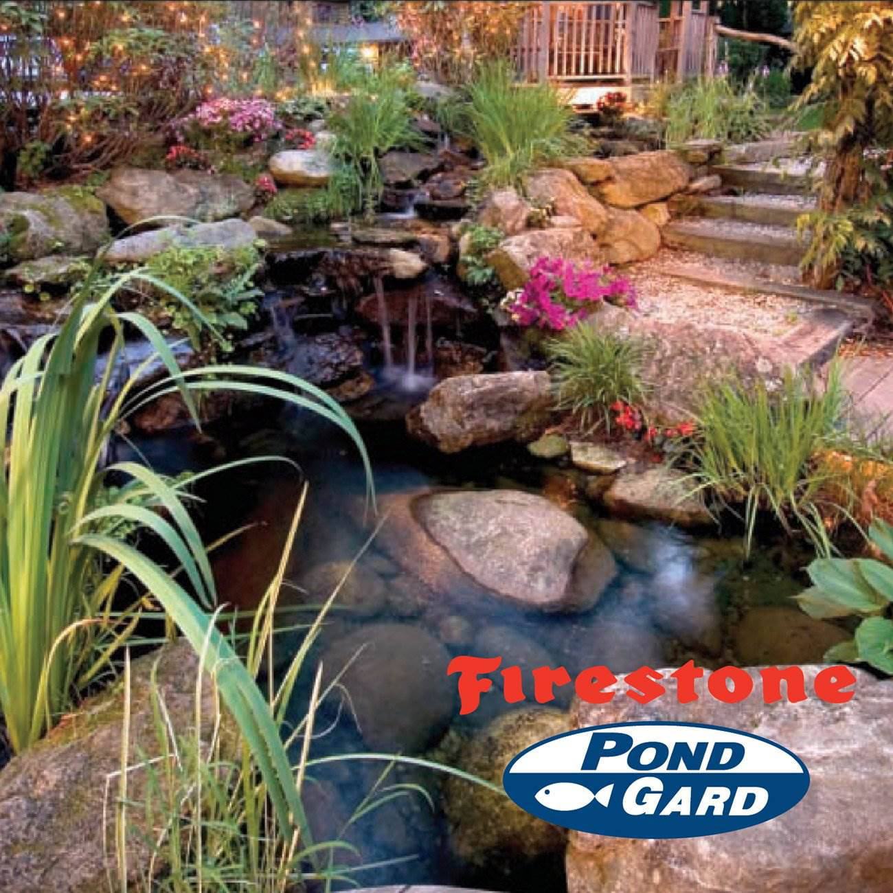 Firestone 5' x 10' 45 mil EPDM Pond Liner rubber-water garden-waterfall-stream 