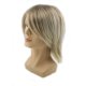 thumbnail image 2 of Peluca para cosplay, pelo sintético, corto y rubio, 25 cm, con capas, 2 of 3