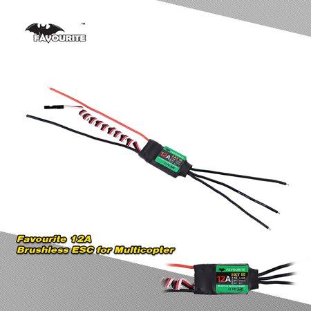 - Favourite Eagle Series Sky 3 12A 2-3S LiPo Battery Brushless Motor Electronic Speed Controller ESC with BLHELI Program for DIY RC F250 Quadcopter Multicopter