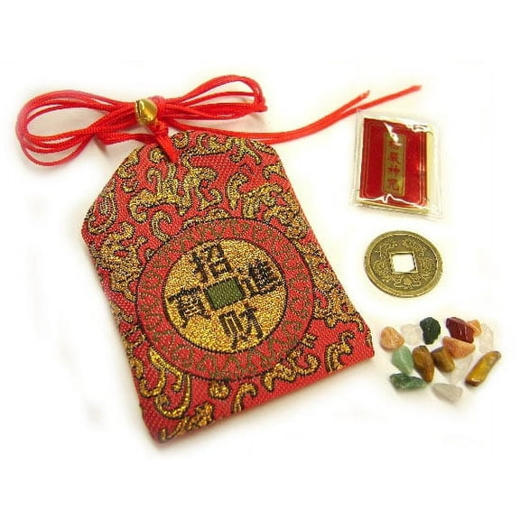 Feng Shui Fortune Bag for Wealth, Good Luck