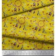 thumbnail image 3 of Soimoi polyester Crepe Fabric Dream Catcher & Butterfly Fabric Prints By Yard 52 Inch Wide, 3 of 3