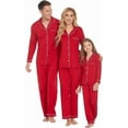 thumbnail image 6 of Avidlove Family Christmas Pajamas Matching Sets Button Down Pajamas Set for Couples and Kids Long Sleeve Festival Party Pjs Loungerwear Warm Sleepwear for Family (Men), 6 of 6