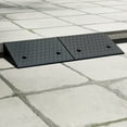 thumbnail image 3 of Gymax 2 Pack Rubber Curb Ramp w/ 6800 LBS Load Capacity 5'' Raised Height Wheelchairs, 3 of 10