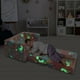 thumbnail image 5 of Sofá convertible SLIGUY para niños, rosa que brilla en la oscuridad, 5 of 6