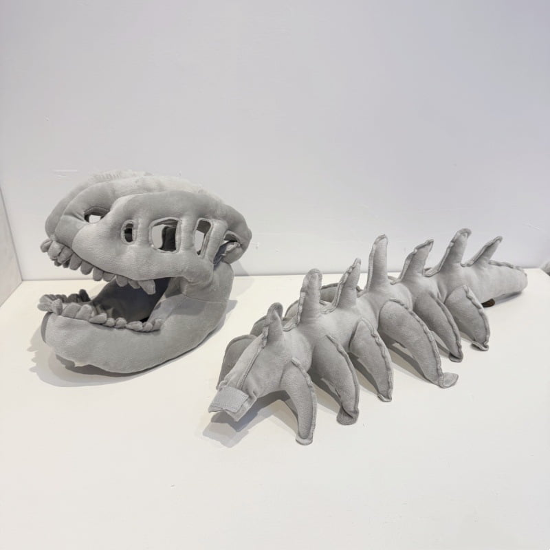 Disfraz De Esqueleto De Spinosaurus De Peluche – Traje 3D De Dinosaurio Para Halloween Y Cosplay, Talla 75 Cm/29.5 Pulgadas, Fácil De Poner Y Súper Cómodo