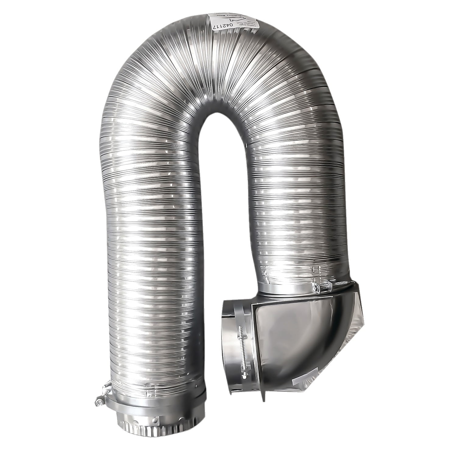 Builder's Best® 111718 4" X 8ft Ul Transition-duct Single-elbow Kit