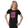 thumbnail image 4 of Wear Pink For My boob Breast Cancer Womens Slim Fit Graphic Tee Brisco Brands S, 4 of 5