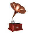 thumbnail image 2 of Estatua de tocadiscos, estatuilla de Metal, colección de ilustraciones, adorno artesanal, escultura para dormitorio, pasillo, oficina, estantería de Estilo A, 2 of 10