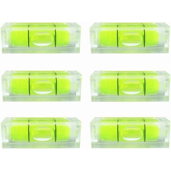 10Pcs Small Bubble Level 10x10x29mm Mini Square Spirit Level Picture Hanging Levels Mark Measuring Instruments Layout Tools